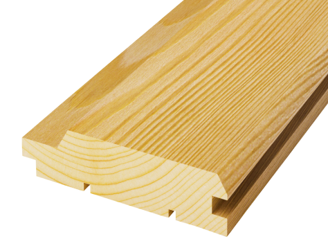 Брусок декоративный скошенный 19 × 70 × 2 200 мм